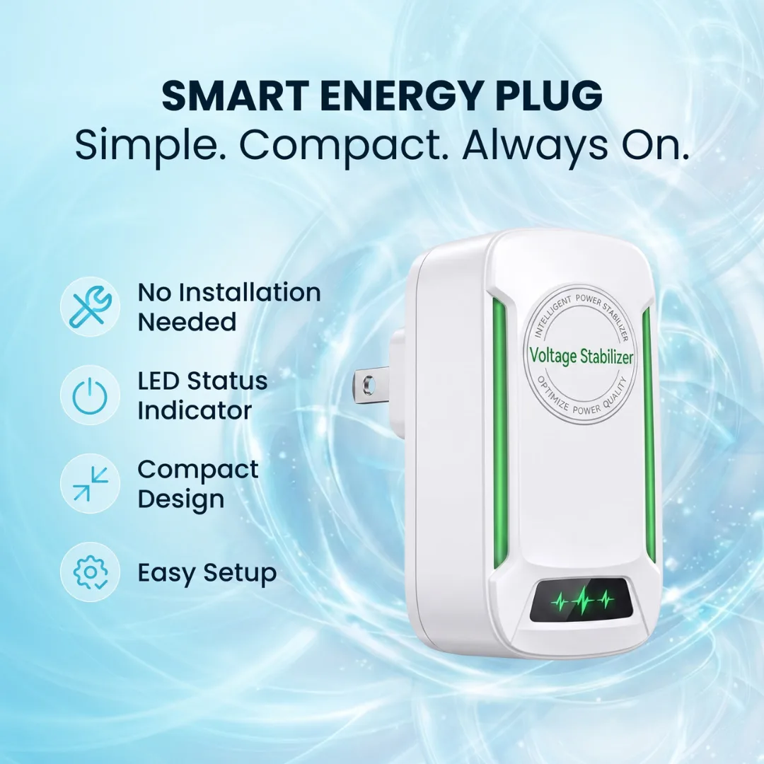 LifeGauge WattSaver smart energy plug β simple, compact, always on